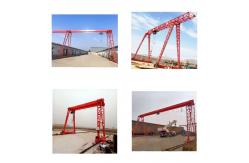 China Remote Control 10 Ton Gantry Crane Lightweight Single Girder Crane With Electric Hoist supplier