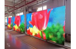 China Fixed/Iron Box LED Poster Display, LED Video Display Panel Aluminum HD Stereo supplier