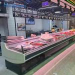 China Frost Free Fresh Meat Case , 190L Meat Display Counter Cold Storage manufacturer
