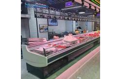 China Frost Free Fresh Meat Case , 190L Meat Display Counter Cold Storage supplier