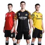 Football Custom Soccer Jerseys Multiple Size Refreshing  Sweat Absorption Surface for sale