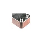 Customized Brazed 40 Plate Heat Exchanger With 3/4 Inch MNPT Ports