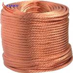 New material 7/19/37 Strands Pure Copper Nickel / Tin Plated Copper Stranded Wire for sale