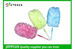 China Beautiful Dust Stick Duster Extendable Microfibre Washable Duster TPR Handle supplier