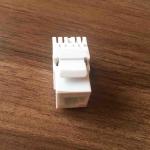 100% Pass Fluck Test RJ45 CAT6 UTP 180 Degree Keystone Jack Modular Jack