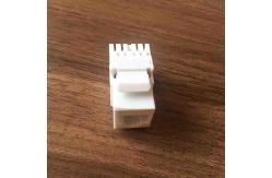 China 100% Pass Fluck Test RJ45 CAT6 UTP 180 Degree Keystone Jack Modular Jack supplier