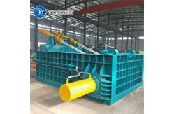 China Metal Scrap Paint Bucket Hydraulic Briquetting Machine For Sawdust 4000kg supplier