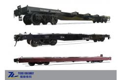 China 40 Feet Container Flat Wagon Flatcars 120 km/h 1520mm Gauge Railroad Flatcars supplier