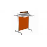 China Stainless Steel Island Standing Clothes Rack , Industrial Portable Clothes Hanger for sale