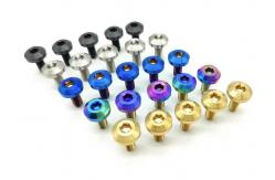 China Dished Head Plum Bolt Titanium bolts M24 Titanium Bike Screws supplier