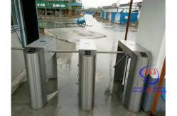 China 500mm - 600mm Passage Width Tripod Turnstile Gate AC110 - 240V Power Supply supplier