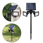 Waterproof Ip65 600LM 40 LED Solar Garden Light PIR Solar Powered Lawn Lights for sale
