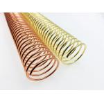 1-1/4 Gold Plated / Nylon Covered Twin Loop Bookbinding Wire for sale