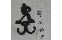 China Ice Hockey Rustic Cast Iron Coat Hooks Cast Iron Crafts supplier