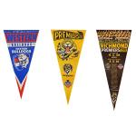 Single Double Sided Polyester Felt Pennant Flag CMYK Print for sale