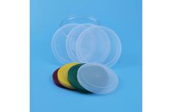 China Clear No Toxic 83mm Embossing PE Plastic Lids supplier