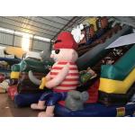 Pirate Theme Amusement Park Inflatable Playground Bouncy Castle Water Slide