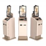 Self Service Kiosk For Hotels With Printer QR Code Scanner Cash Recycler