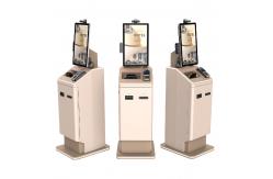 China Self Service Kiosk For Hotels With Printer QR Code Scanner Cash Recycler supplier