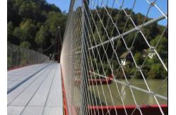 China 3.0mm 3.2mm Stainless Steel Rope Wire Mesh Net PVDF Powder Coated supplier