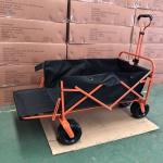 Wagon Cart with Wheels Foldable, Folding Wagon Foldable Tailgate, Heavy Duty Portable Utility Cart for Camping, Sport for sale