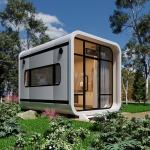 20ft Smart House Space Capsule House Commercial Steel Apple House for sale
