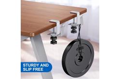 China Vertical Laptop Stand Bracket 1mm Thickness Adjustable Clamp Holder for Desk Side supplier