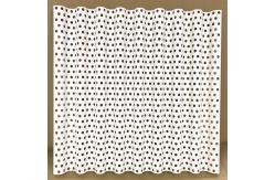 China External Wall 800x800 Corrugated Aluminum Panels Silver Grey 8mm Holes supplier