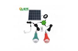 China Garden 10W 5V 5200mah Led Solar Emergency Light With Mobile Charger supplier