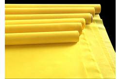 China 110Mesh Yellow Monofilament Polyester Silk Screen Printing Mesh Plain Weave supplier