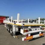 Designed for Timber Coil and Steel Container Haulage Side Column Flatbed Semi Trailer for sale