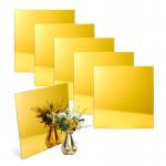 High Quality Flexible Gold Or Silver Mirror Plastic Acrylic Sheet Offer Acrylic Cutting Service for sale