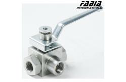 China Welding High Pressure Three Way Valve For Room Temperature supplier
