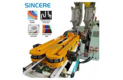 China Automatic PE PP Shisha Hookah Hose Corrugated Pipe Extrusion Line supplier