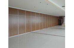 China Soundproof Hotel Dinning Hall Movable Panel Operable Wall Partition With Pass Door supplier