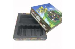 China Custom CMYK Printed Cardboard Paper Card Games With Plastic Tray supplier