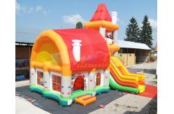 China 18 OZ PVC Inflatable Bouncer Slide Playground Bouncy Castle supplier