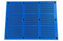 China Tensioned PU Ming Screen Mesh , Dewatering Polyurethane Vibration Sieve Panel supplier