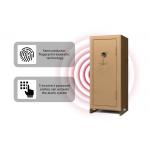 H1800mm Jewely Safe Luxury Leather  Watch Winder Fingerprint Lock With Fireproof