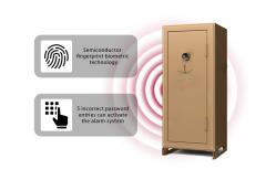 China H1800mm Jewely Safe Luxury Leather  Watch Winder Fingerprint Lock With Fireproof supplier