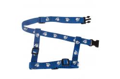 China Pink Polyester Paw Print Pet Smart Harness supplier