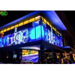P10.42 indoor Flexible Curved Transparent Curtain LED screen , OLED screen