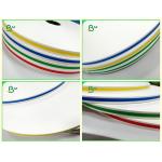 60gsm Stripe Printing Colored Straw Paper Degradability In Roll Diameter 55cm for sale