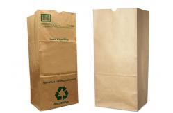 China Custom Yard Waste Lawn Paper Bags Multiwall Moisture Proof 30 Gallons supplier