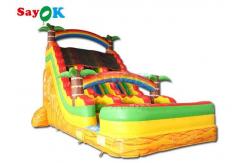 China Inflatable Jumping Bouncer PVC Tarpaulin Inflatable Water Slides Commercial Kids Pool Waterslide supplier