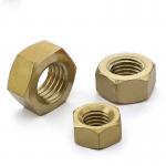 M1.4-M24 Stock Brass Hex Jam Nuts DIN934 Standard Grade A2 For Bicycles for sale