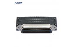 China Amphenol 100 Pin Female PCB Right Angle Centronics Connector supplier