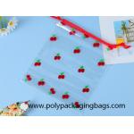 0.06mm Printed Transparent PE  Drawstring Storage Bag