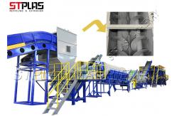 China Powerful PET Bottle Washing Machine , Waste Plastic Bottle Recycling Plant supplier