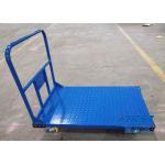 Logistics Blue 300KG 500*700mm Steel Platform Trolley for sale